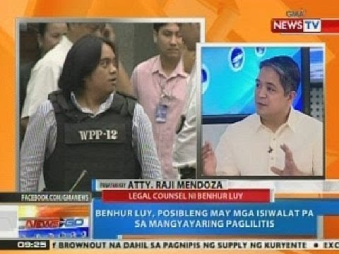 NTG: Panayam kay Atty. Raji Mendoza, abugado ni Benhur Luy, kaugnay sa 'pork' scam