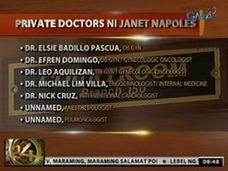 Napoles, 26 araw lang dapat magtagal sa osmak kung walang kumplikasyon sa operasyon