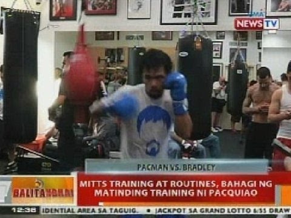BT: Mitts training at routines, bahagi ng matin...