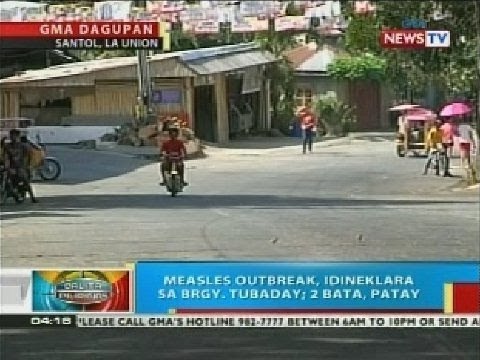 BP: Mahigit 1,000 pasyente sa Region I, nakitaan ng sintomas ng tigdas