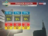 NTG: Mainit na panahon, asahan ngayong Miyerkules sa Metro Manila