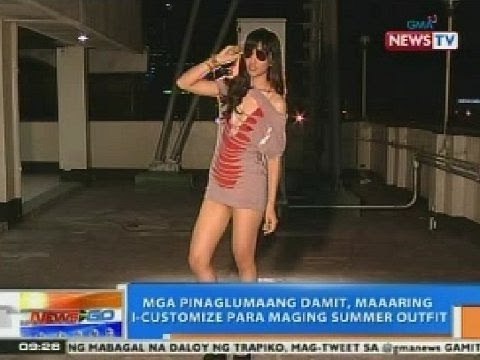 NTG: Mga pinaglumaang damit, maaaring i-customize para maging summer oufit