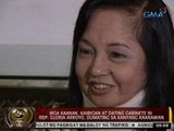 Mga kaanak, kaibigan at dating gabinete ni Rep. Gloria Arroyo, dumating sa kanyang kaarawan