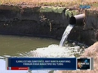 Ilang establisimyento, may kanya-kanyang paraan para makatipid ng tubig