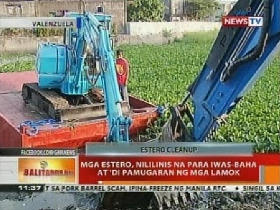 BT: Mga estero, nililinis na para iwas-baha at 'di pamugaran ng mga lamok
