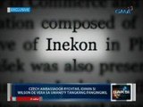 Saksi: Czech Amb. Rychtar, idiniin si Wilson de Vera sa  umano'y tangkang pangingikil