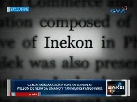 Saksi: Czech Amb. Rychtar, idiniin si Wilson de Vera sa umano'y tangkang pangingikil