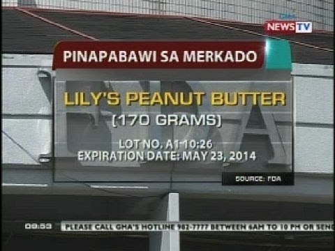 Isang batch ng Lily's peanut butter na may mataas na lebel ng aflatoxin, pinababawi sa merkado