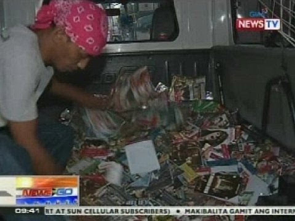 NTG: Tinatayang P10M halaga ng mga pirated DVD...