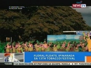 NTG: Floral floats, ipinarada sa 13th Tobacco Festival