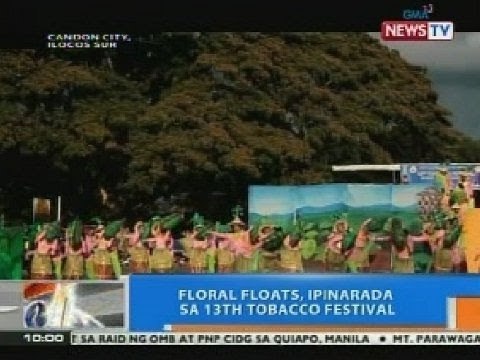 NTG: Floral floats, ipinarada sa 13th Tobacco Festival