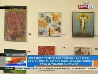 NTG: Art exhibit sa Pasay, layong makalikom ng pondo para sa Yolanda survivors