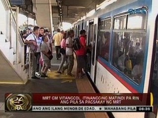 MRT GM Vitangcol, itinangging matindi pa rin ang pila sa pagsakay ng MRT
