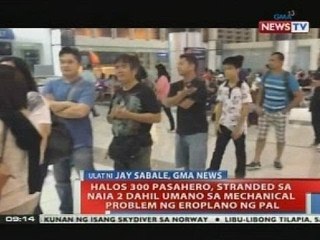 Halos 300 pasahero, stranded sa NAIA 2