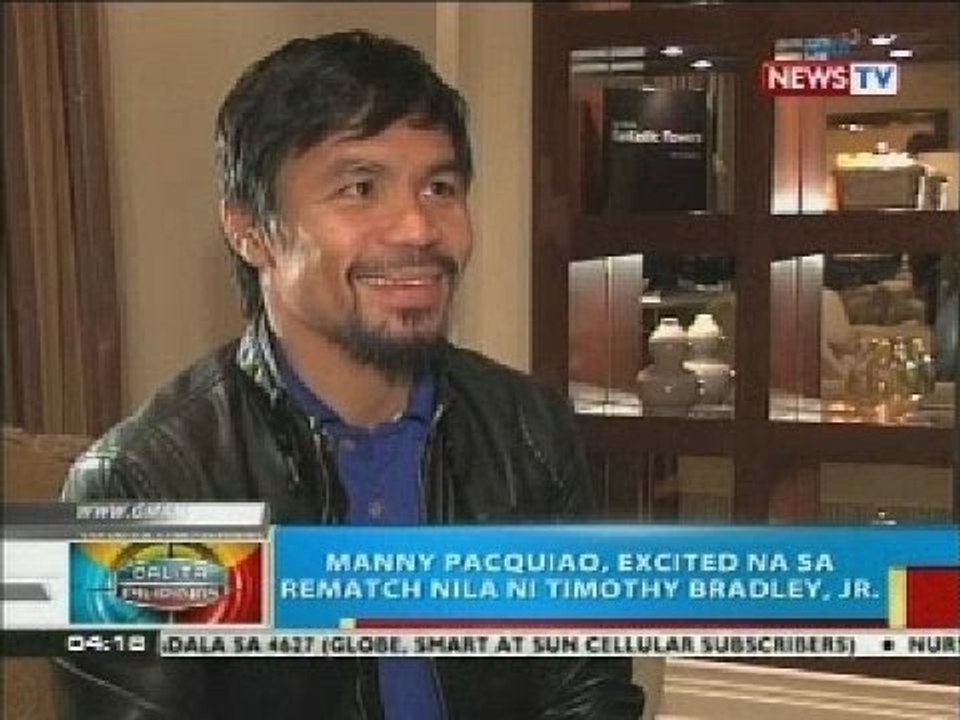 Pacquiao at Bradley, Jr., nasa Las Vegas, Nevada na para sa kanilang rematch