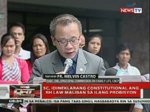 SC, idineklarang constitutional ang RH law maliban sa ilang probisyon
