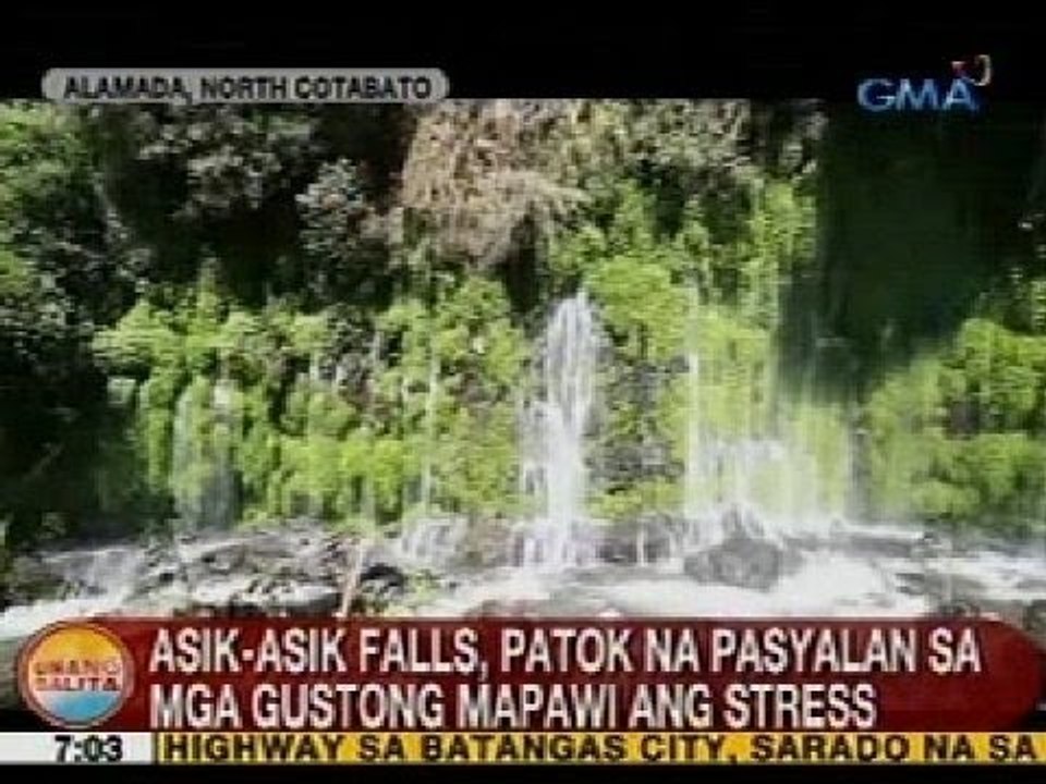 UB: Asik-Asik Falls sa Alamada, North Cotabato, patok na pasyalan