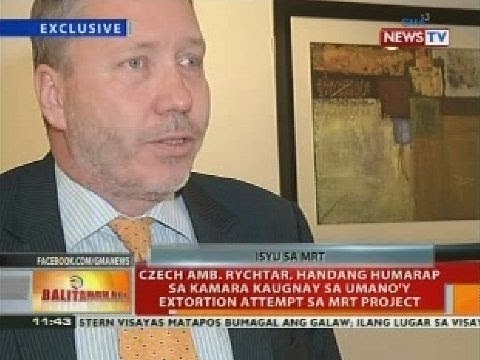 Czech Amb. Rychtar, handang humarap sa Kamara kaugnay sa umano'y extortion attempt sa MRT project