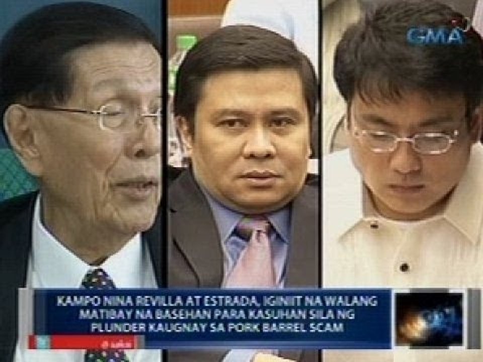 Giit ng kampo nina Sen. Revilla at Estrada: walang sapat na basehan para kasuhan sila ng plunder