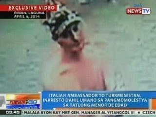 NTG: Italian ambassador to Turkmenistan, inaresto dahil umano sa pangmomolestiya