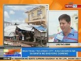NTG: Mga taga-Tacloban City, naghahanda na sa banta ng Bagyong Domeng