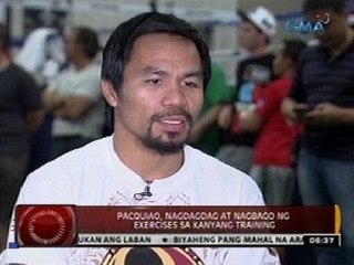 Pacquiao, pansalag sa mga batikos at problema ang positibong pananaw sa buhay