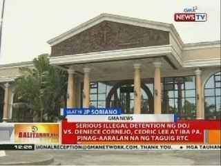 Serious illegal detention vs. Deniece Cornejo, Cedric Lee at iba pa, pinag-aaralan na ng Taguig RTC