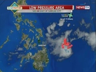 BT: Weather update as of 12:21 a.m. (April 12, 2014)