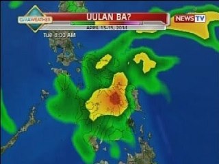 BT: GMA weather update as of 12:20pm (April 13, 2014)