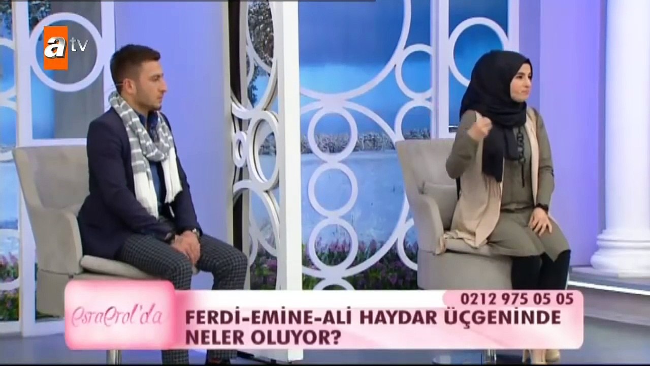 Ferdi - Emine - Ali Haydar üçgeninde neler oluyor? - Esra Erolda 290. Bölüm - atv