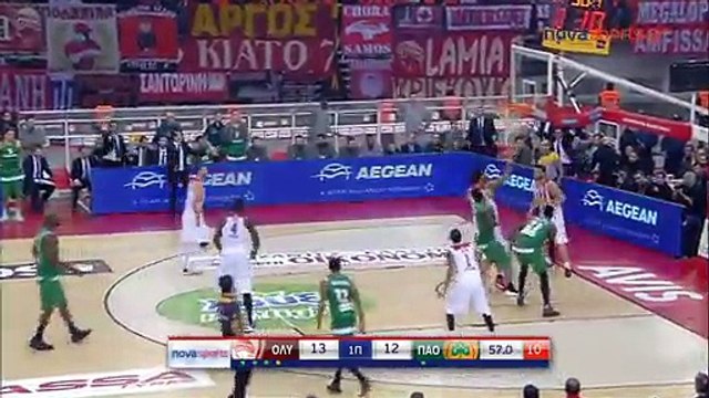 Ολυμπιακός 67-77 Παναθηναϊκός – Πλήρη Στιγμιότυπα – 16.01.2017.