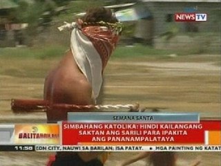 BT: Mga magpe-penitensya at magpapapako sa krus, naghahanda na