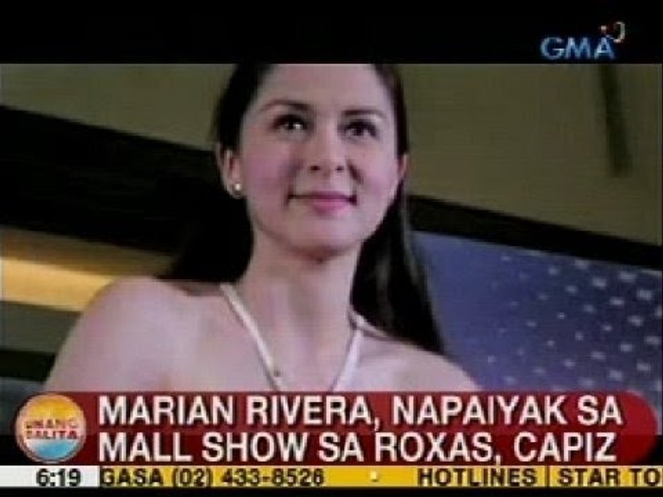 UB: Marian Rivera, napaiyak sa mall show sa Roxas, Capiz