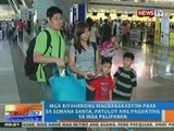 NTG: Mga bakasyunista, patuloy ang pagdating sa mga paliparan
