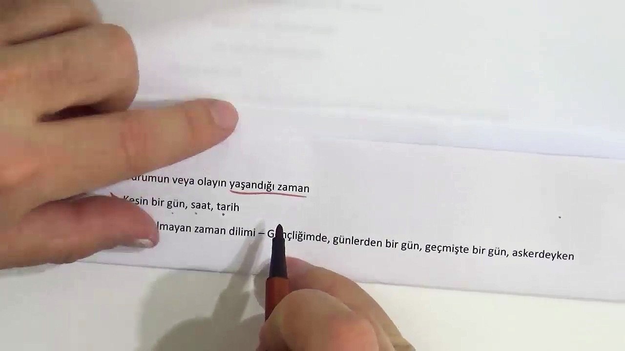 Hikaye nasıl yazılır? - 5 - Zaman
