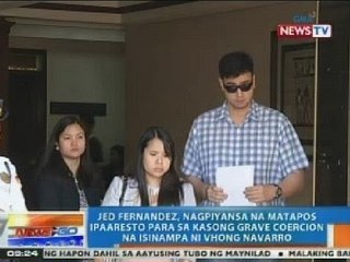 NTG: Jed Fernandez, nagpiyansa sa kasong grave coercion na isinampa ni Vhong Navarro