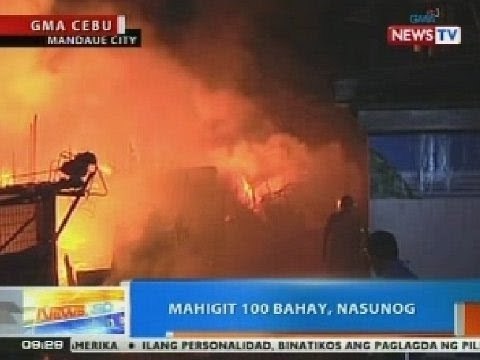 NTG: Mahigit 100 bahay sa Mandaue City, Cebu, nasunog