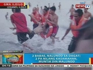 BP: 2 babae, nalunod sa dagat sa Leganes, Iloilo