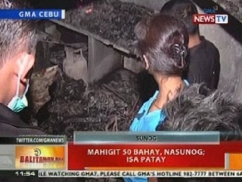 BT: Mahigit 50 bahay, nasunog sa Cebu City