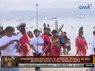 Download Video: 24 Oras: Maraming bakasyunista sa Boracay, dumalo sa mga aktibidad doon nitong Semana Santa