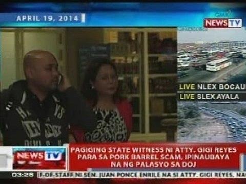 Pagiging state witness ni Atty. Gigi Reyes, ipinaubaya na ng Palasyo sa DOJ