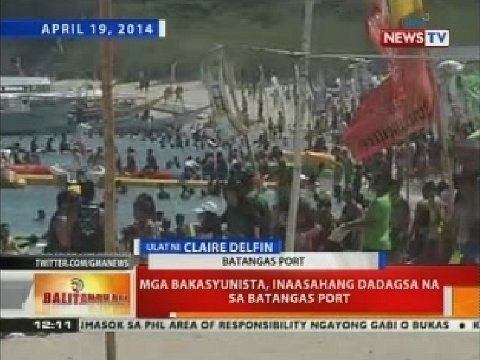 Mga bakasyunista, inaasahang dadagsa na sa Batangas port