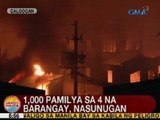 UB: 1k pamilya sa 4 na barangay sa Caloocan City, nasunugan