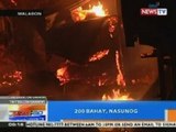 NTG: 200 bahay sa Malabon City, nasunog