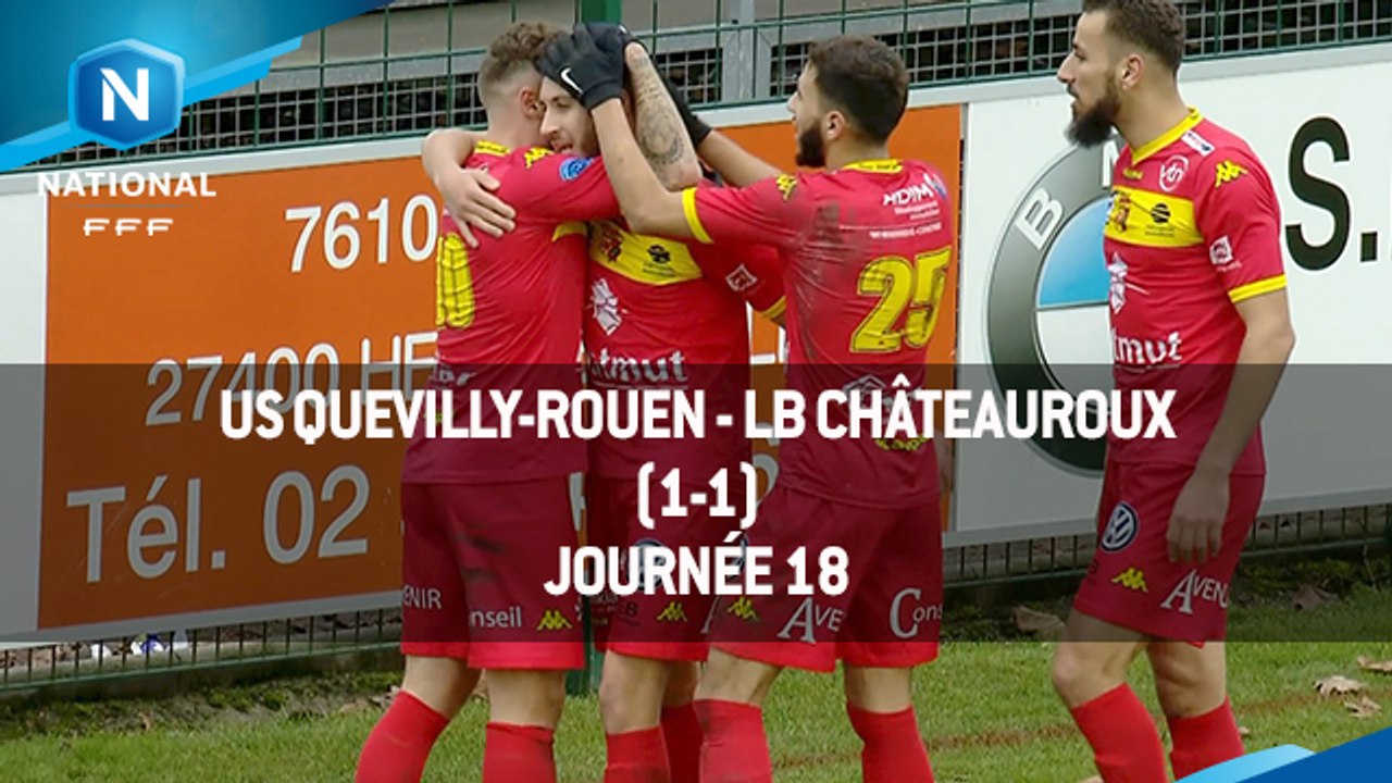 J18 - US Quevilly-Rouen - LB Châteauroux (1-1), le résumé