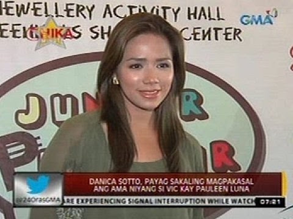 Danica Sotto, payag sakaling magpakasal ang ama na si Vic kay Pauleen Luna