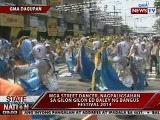 Mga street dancer, nagpaligsahan sa Gilon Gilon ed Baley ng Bangus Festival