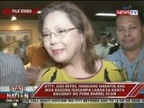 SONA: Atty. Gigi Reyes, handang harapin ang reklamong plunder laban sa kanya