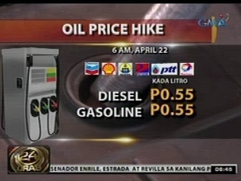 Ilang kumpanya ng langis, nagpatupad ng P0.55 taas presyo sa kada litro ng diesel at gasolina