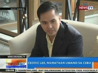 NTG: Cedric Lee, namataan umano sa Cebu
